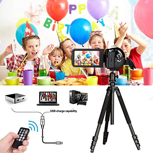 Video Camera Camcorder with IR Night Vision, WEILIANTE Full HD Digital Camera Recorder 15FPS 24MP 3.0 Inch 18X Digital Zoom with 2 Batteries