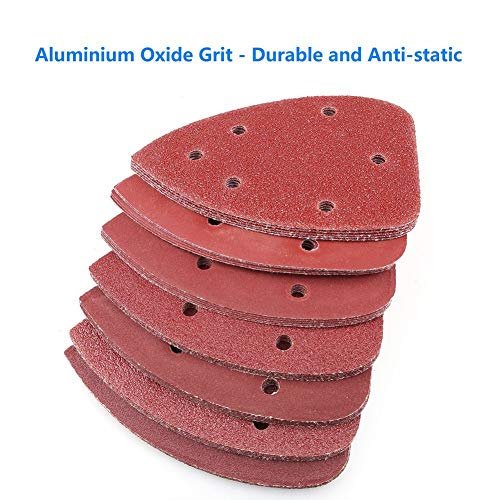 LotFancy Mouse Detail Sander Sandpaper, 70PCS 40 60 80 120 180 240 320