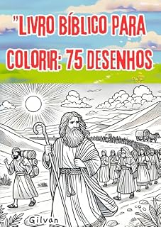 Livro 75 Desenhos da Bíblia para colorir