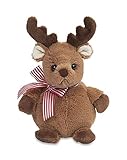 Bearington Baby Doeball Christmas Plush Stuffed Animal Reindeer, 6 inches
