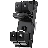 WUANGKI Power Window Door Master Control Switch Front Driver Side | Compatible with 2005-2014 Volkswagen VW Golf Jetta Passat Tiguan Touran CC Polo MK V Rabbit GTI R32 | OE# 5ND959857