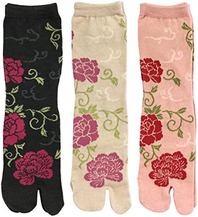 BowbearWomens 3-Pair Flip-Flop Socks