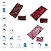 Wide Headbands Headwear Head Wrap Sport Sweatband for Men and Women,Workout,Yoga,12-in-1 12PCS/9PCS/6PCS Multifunction Magic Scarf