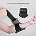 GuckZahl Water Resistant Running Armband with Key Holder for iPhone iPhone X/8/8 Plus/7 Plus/6/Galaxy S5/S6/S7/Note 5 Edge Pixel, 180 Rotatable Sports Wristband for Hiking Biking and Walking