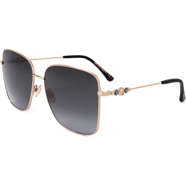 Amazon.com: JIMMY CHOO Pilot Sunglasses Devan RHL9O Gold  display picture 3