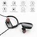 Gerleek Wireless Headphones IPX7 Professional waterproof Bluetooth Headset Earbuds With HD Clear MIC For Running Swimming Sport Earphone With Rich Bass HIFI stereo earbuds for iphone 8 Android (Black)