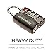 1 Pack Open Alert Indicator TSA Approved 3 Digit Luggage Lock for Travel Suitcase & Baggage (Black)