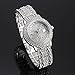 Diamond & Co. Men's Analog Japan Quartz 14k White Gold Finish Watch