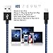 JR TECHNIK Lightning Cable, iPhone Charger Nylon Braided Fast Charging & Syncing Cords Compatible with iPhone XR XS 8 7 6 5 and More