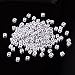Pandahall 50g/300pcs Mixed Acrylic A-Z English Letter Beads Alphabet Cube Beads DIY Word Message Bracelet Spacer Charm Jewelry Makings 6x6mm White
