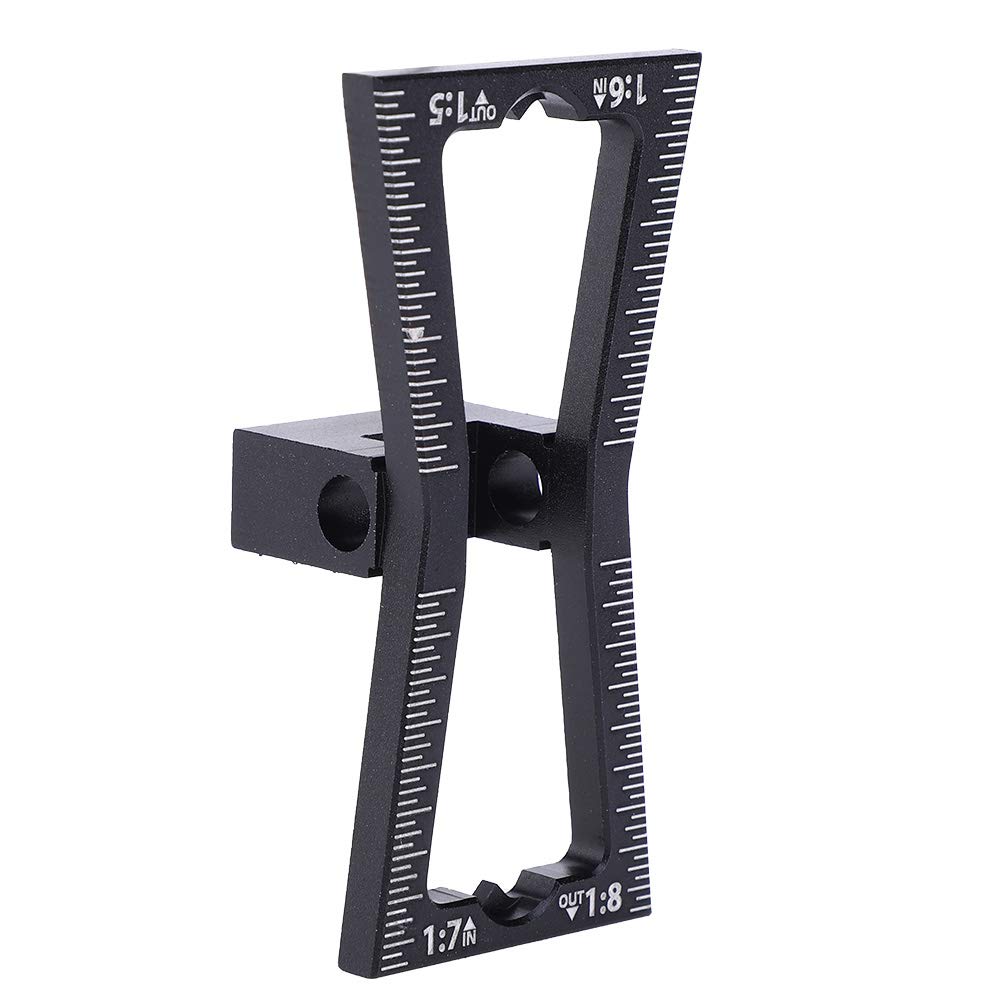 Aluminum Alloy Dovetail Marker Line Marking Gauge Dovetail Joint Scriber Marker Gauge for Your Joint Drawing with Solid Scribing Guide in Aluminiumtail Guides