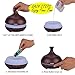 Aromatherapy Essential Oil Diffuser, GOOLOO 300ml Wood Grain Ultra Quiet Ultrasonic Air Aroma Cool Mist Humidifier with 7 Color Night Light, 4 Timer Settings, Waterless Auto Shut-off