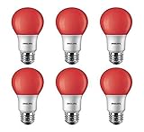 Philips LED 463216 A19 Party Bulbs: 8-Watt