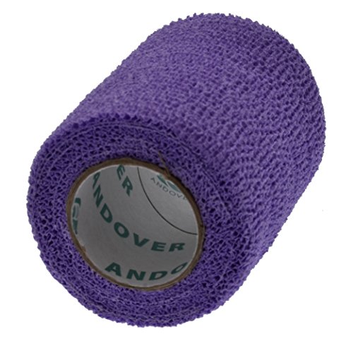 Andover Flexible Sports Tape Wrap (2 Pack), Lavender, 3"