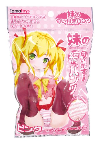 妹の匂いがする縞パンツ ピンク