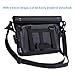 OUTON 2 in 1 Waterproof Bicycle Handlebar Bag & Shoulder Bag, Adjustable 2.5L-3L, Cycling Bike MTB Quick-Release Front Basket Frame Pouch PVC Tube Bag Roll Top Front Pannier Bag