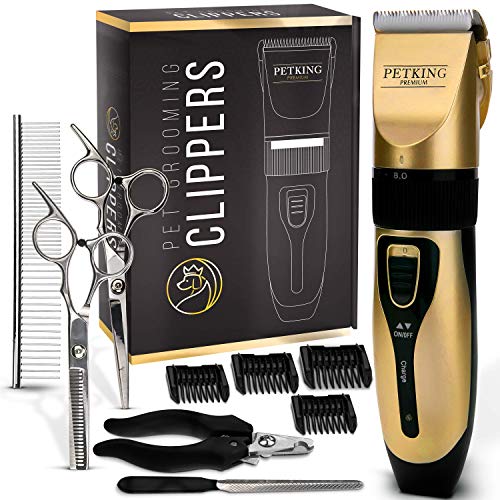 Petking Dog Grooming Clippers For Pets Cat Hair Trimmer Kit