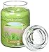 Yankee Candle Meadow Showers Scented, Classic 22oz Large Jar Single Wick Candle, Over 110 Hours of Burn Time, Green