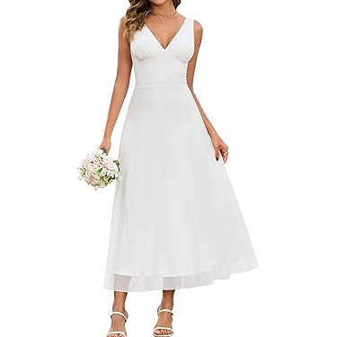 open lace back dress 8 Amazon Wedding Dresses Under $150 2019 main image 0