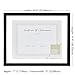 Gallery Solutions 11x14 Document Frame for Floating Display of 8.5x11 Document or Image, Black