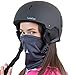 French Fitness Revolution Face Mask Reusable – Balaclava Neck Gaiter – Face Cover for Dust Charcoal Gray
