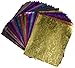 Hygloss Embossed Metallic Paper, 8-1/2 x 10 Inches, Assorted Colors, 30 Sheets