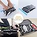 Travel Space Saver Bags Vacuum Travel Storage Bags Reusable Packing Sacks (6 Pack), No Vacuum Pump Needed, Save 80% Luggage Space, Double Zipper, Perfect for Travel/Home Storage