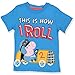 Peppa Pig George Boys Short Sleeve Tee (4T, Blue Roll)