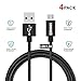 COSOOS 4 Long Micro USB Android Charger Cables(3.9ft/1.2m) Nylon Braided Charging Syncing Charger Cord for Samsung Galaxy S7 Edge/ S6/ S5/ S4, Note 5/4/ 3, HTC, Motorola, Charging Station, MP3