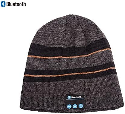 Make Your Life Bluetooth Beanie Music Gift Hat Cap with Removable Wireless Headset Headphone Earphone Speaker Mic for Outdoor Skiing Snowboard Running Music Tech Birthday Valentine's Gift