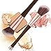 Makeup Brush Set with Case 10Pcs Premium Synthetic Eye Shadow Foundation Blending Blush Kabuki Makeup Brushes Kit by Zoreya