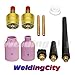 WeldingCity TIG Welding Large Gas Lens Accessory Kit (3/32