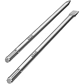 AZUNO 24-Inch SDS Max Flat and Point Chisel Bit Set, 42CrMo Steel | Extra-long demolition chisels for concrete, brick and tile removal; heat-treated alloy steel resists impact and wear