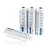 ON THE WAY 14500 3.7V Rechargeable AA Battery for Led Flashlight ,Pack of 4