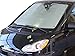 HeatShield, The Original Windshield Sun Shade, Custom-Fit for Smart Fortwo Coupe 2008, 2009, 2010, 2011, 2012, 2013, 2014, 2015 Silver Series