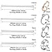 [Upgraded Version] Vikes Ring Size Adjuster- 4 Sizes for Loose Rings(Wide/ Narrow Ring Bands)- 12 Pack