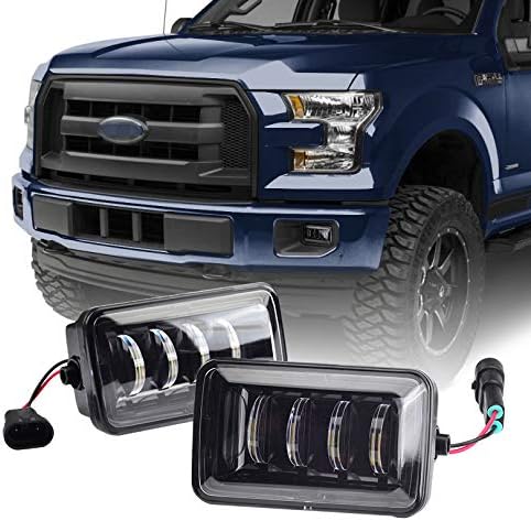 Tecoom Set of 2 Fog Lights Compatible with Ford F150 2015-2018 DOT prove Waterproof Bright 2200 Lumen LED Fog Driving Light Road Off Lights