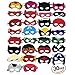 KetaKids Superheroes Party Masks. 30 Pieces Superhero Masks for Children Aged 3+