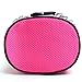 DZT1968 Handle Large Cosmetic Bag Travel Makeup Organizer Case Holder (Hot pink)