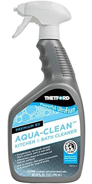 PREMIUM RV AQUA-CLEAN KITCHEN AND BATH CLEANER – ULTRAFOAM – 32 OZ – THETFORD 36971