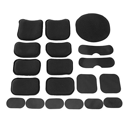Tactical Helmet Pads 19pcs/set Soft and Durable EVA Motorcycle Helmet Replacement Accessories