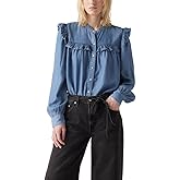 Levi's Womens Gianna Long Sleeve Blouse