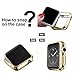 Apple Watch Case for Series 3, Series 2, Series 1 38mm, Icesnail Apple Watch Plate Soft Slim Protective Cover Bumper for iWatch Nike+, Sport, Edition All Models (Gold, 38mm)