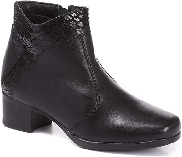 Amazon black patent ankle boots Clearance