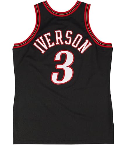 Amazon.com : Mitchell and Ness Erving Sixers Red Swingman Jersey