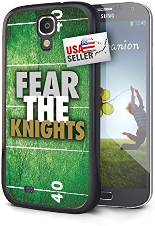 "Fear the Knights" Sports Hard Black Glossy Cover Cell Phone Case for Samsung Galaxy S5