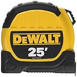 DWHT36107 25FT Tape Measure Yellow, 25-Foot
