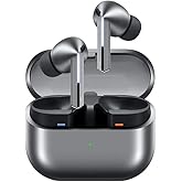 SAMSUNG Galaxy Buds 3 Pro AI True Wireless Bluetooth Earbuds, Noise Cancelling, Sound Optimization, Real-Time Interpreter, Redesigned Comfort Fit Latin American Version (Silver) (Renewed)