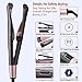 Professional Hair Straightener Curling Iron 2 in 1 Tourmaline Ceramic Twisted Flat Iron for All Hair Types with LCD Digital Display & Auto Shut-Off From AMULISS