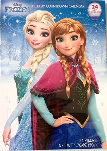 Disney frozen holiday countdown calendar Milk chocolates (041376404085)